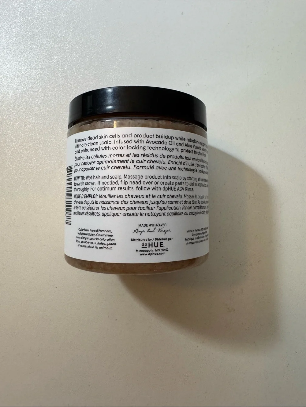 HUE ACV Apple Cider Vinegar Scalp Scrub